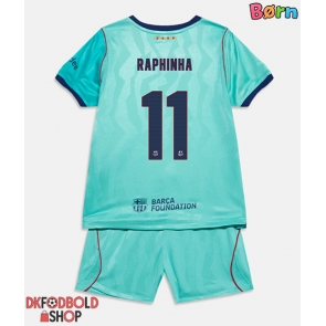 Barcelona Raphinha Belloli #11 Tredje trøje Børn 2026-27 Kort ærmer (+ korte bukser)